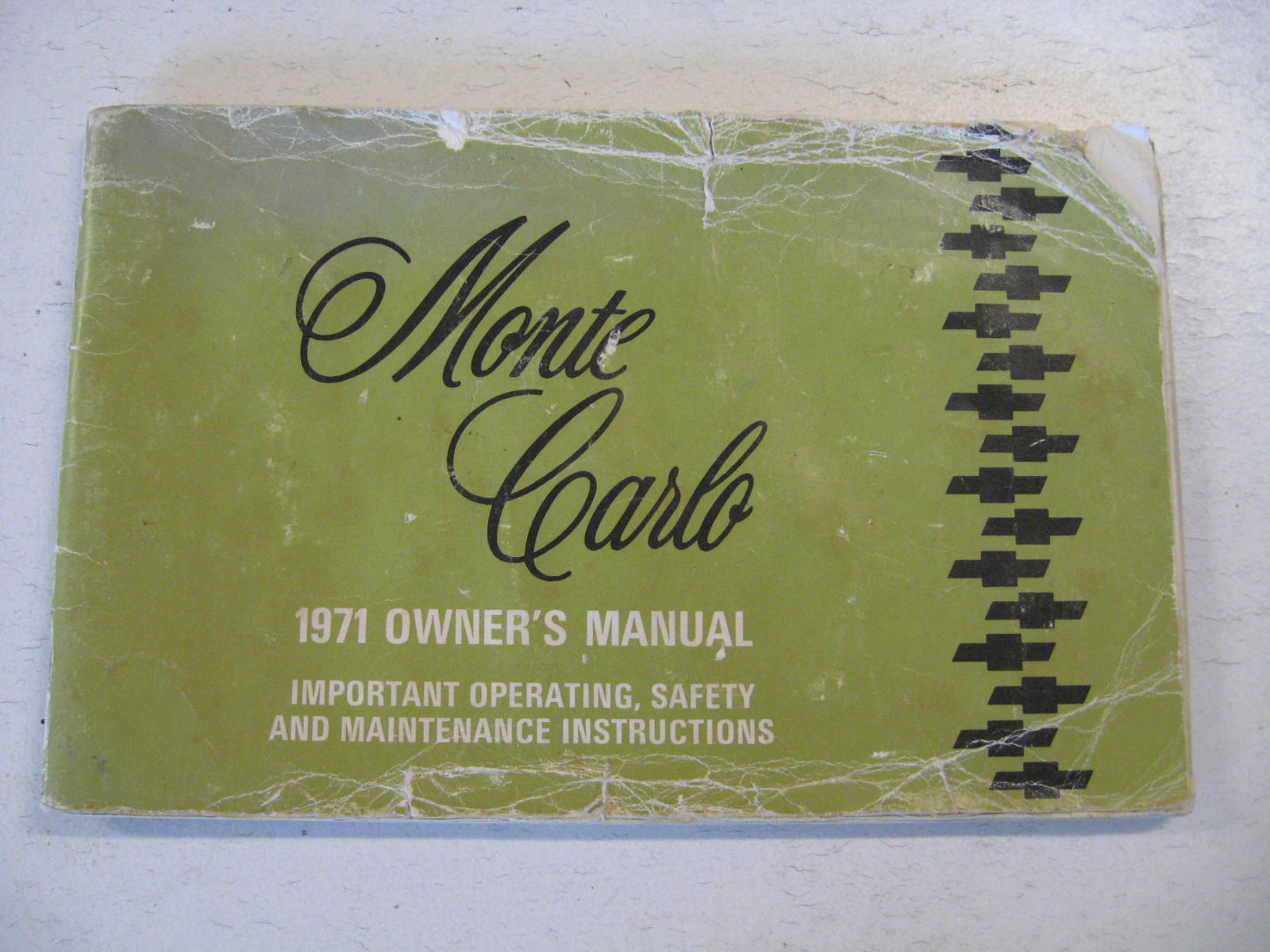 1971 Chevrolet Monte Carlo Owners Manual