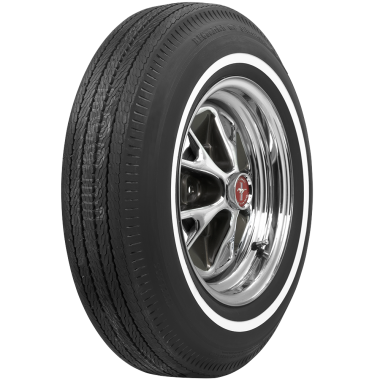 6.95-14 BF Goodrich 7/8" WW vit rand