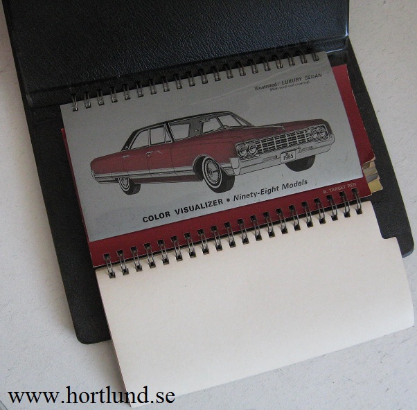 1965 Oldsmobile Dealer Album Colors and Fabrics - 3
