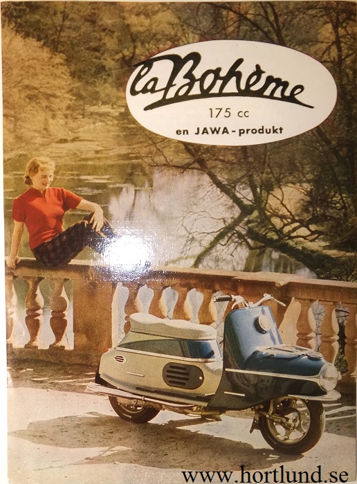 1957 CZ la Bohéme broschyr