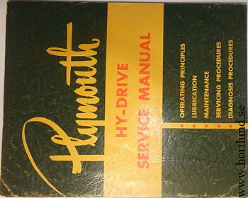 1953 Plymouth Hy-Drive Service Manual