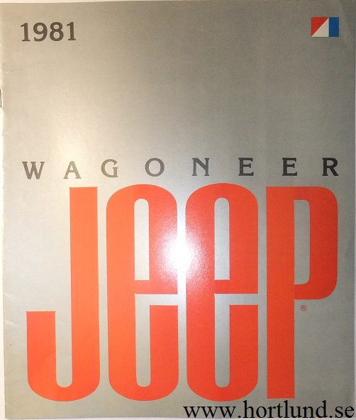 1981 Jeep Wagoneer broschyr