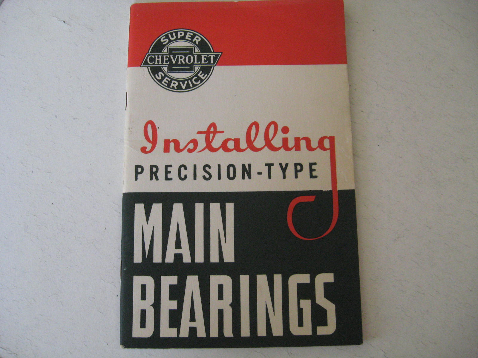 1948 Chevrolet Installing precision type main bearings