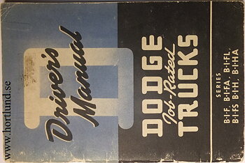 1948 - 1949 Dodge Truck Driver's Manual