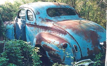 1941 Plymouth coupe Bil-1
