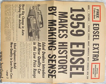 1959 Edsel Extra Special Announcement Edition