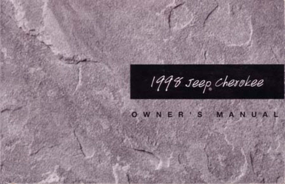 1998 Jeep Cherokee Owner's Manual