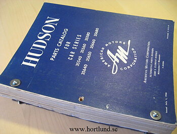 1955 - 1956 Hudson Parts Catalog