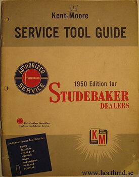 1950 Studebaker Kent-Moore Service Tool Guide