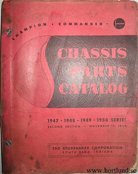 1947 - 1950 Studebaker Chassis Parts Catalog