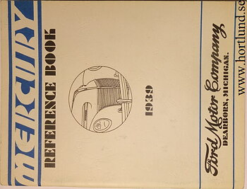 1939 Mercury Reference Book