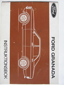 1977 Ford Granada Instruktionsbok