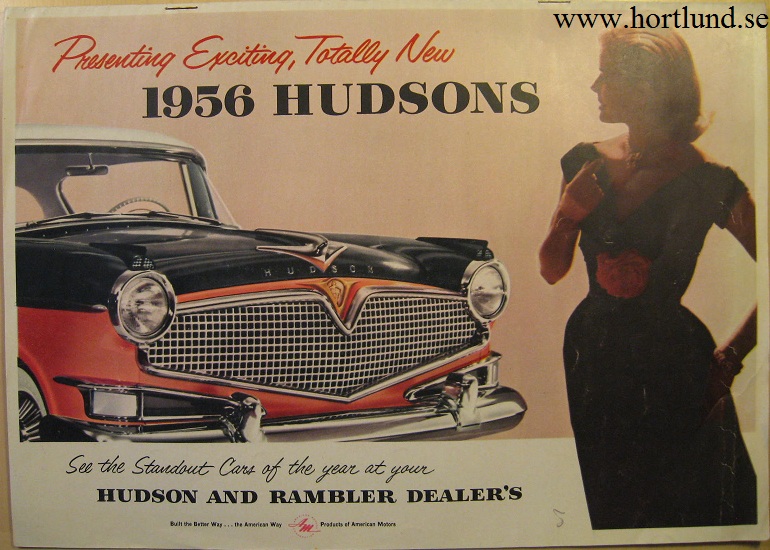 1956 Hudson och Rambler broschyr