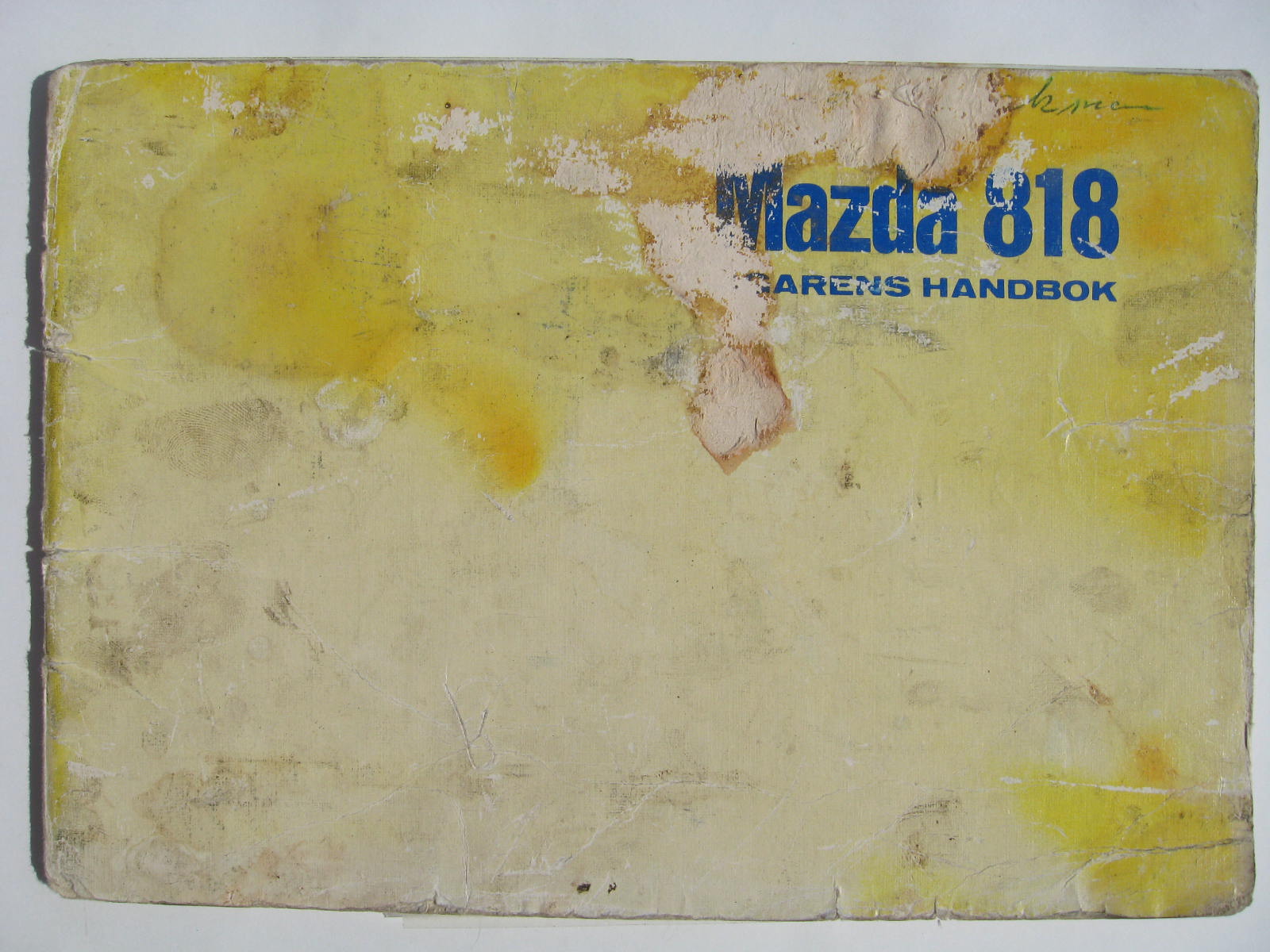 1973 1974 Mazda 818 Instruktionsbok