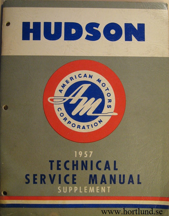 1957 Hudson Technical Service Manual supplement