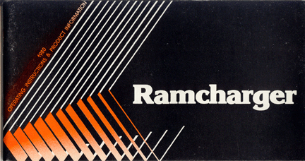 1980 Dodge Ramcharger Owner's Manual