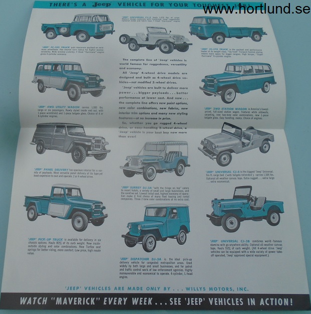 1960 Jeep broschyr - 2
