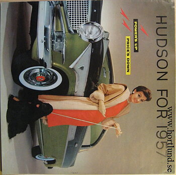 1957 Hudson Hornet V-8 broschyr