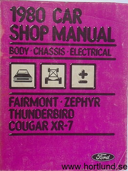 1980 Ford och Mercury Shop Manual Vol B