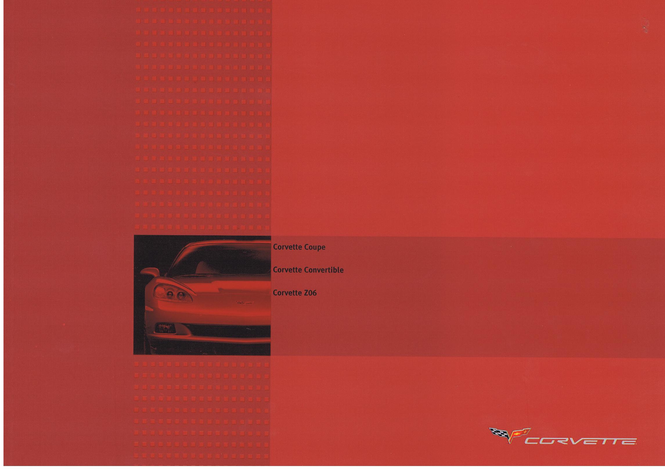 2006 Chevrolet Corvette Lyxbroschyr
