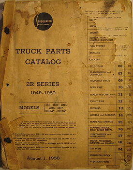 1949 - 1950 Studebaker Truck Parts Catalog