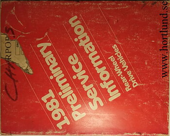 1981 Imperial Chrysler Dodge Plymouth Preliminary Service Information