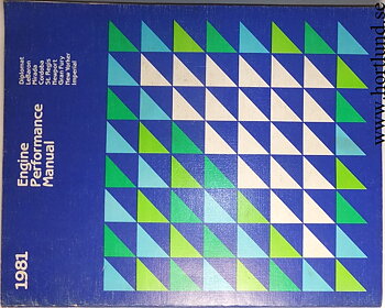 1981 Imperial Chrysler Dodge Plymouth Engine Performance Manual