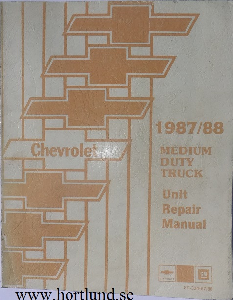 1987/88 Chevrolet Truck Medium Duty Truck Unit Repair Manual