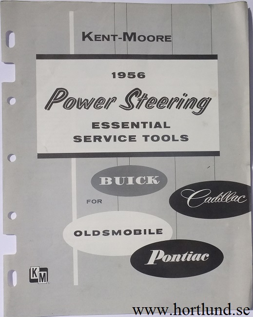 1956 Buick Cadillac Oldsmobile Pontiac Power Steering Essential Service Tools Kent-Moore