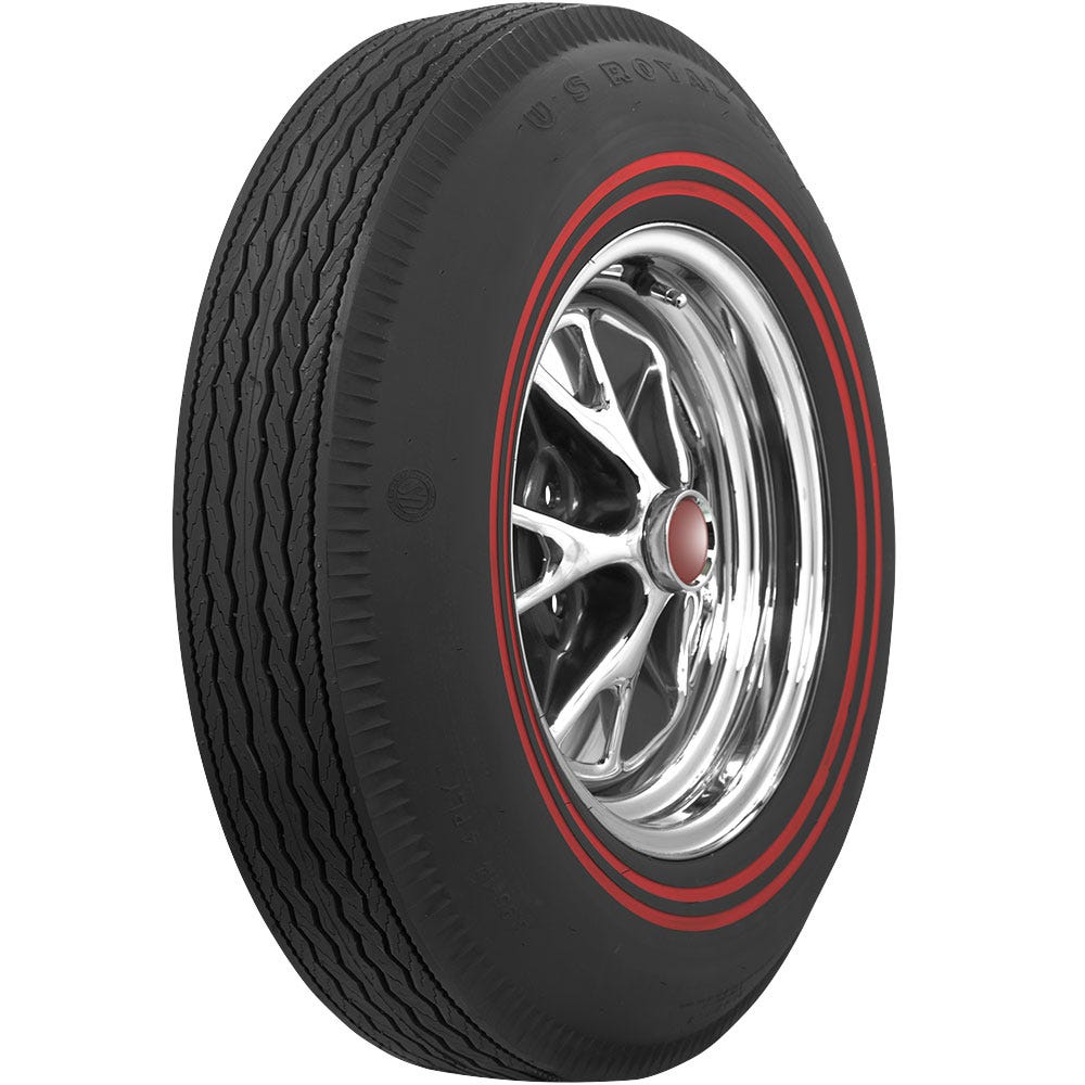 6.95-14 US Royal Dual Redline