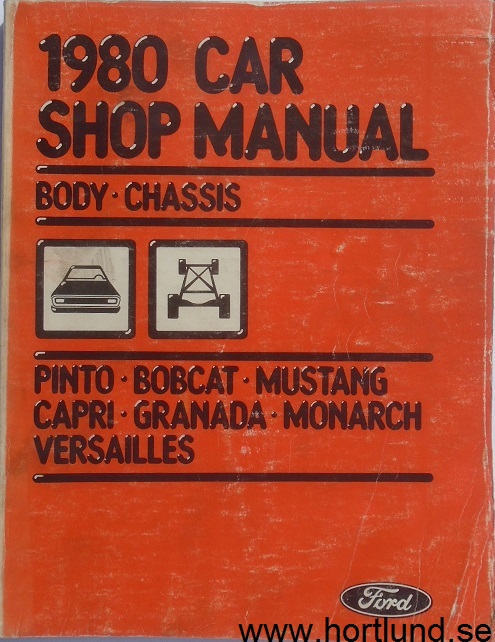1980 Ford, Mercury, Lincoln Shop Manual Vol C