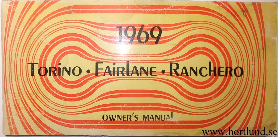 1969 Ford Fairlane & Torino & Ranchero Owners Manual