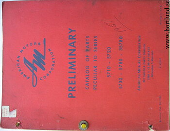 1957 AMC Preliminary Parts Catalog