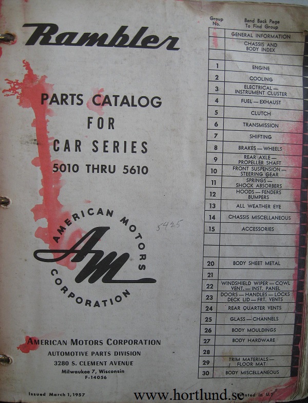 1956 Rambler Parts Catalog 1950-1956 - 2