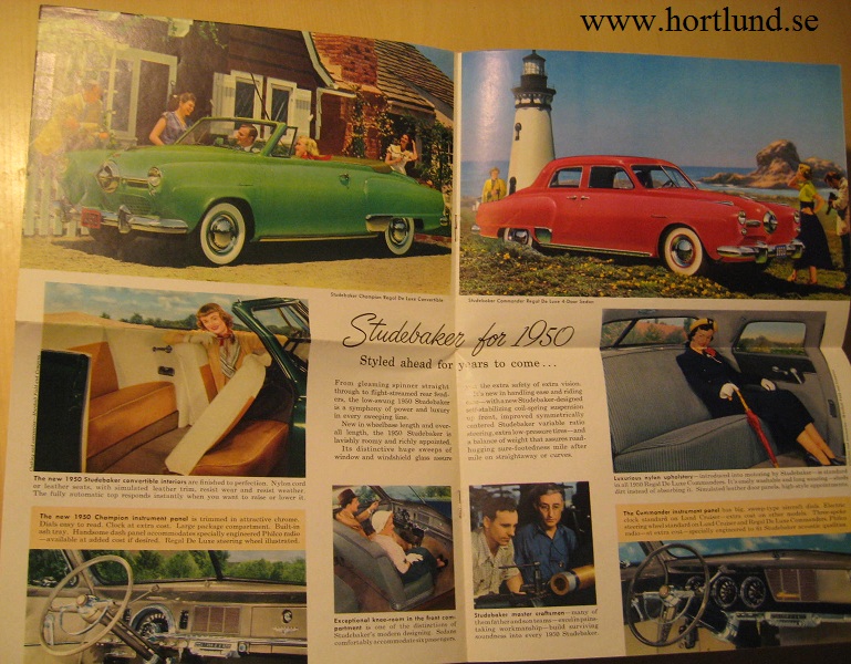 1950 Studebaker broschyr - 2
