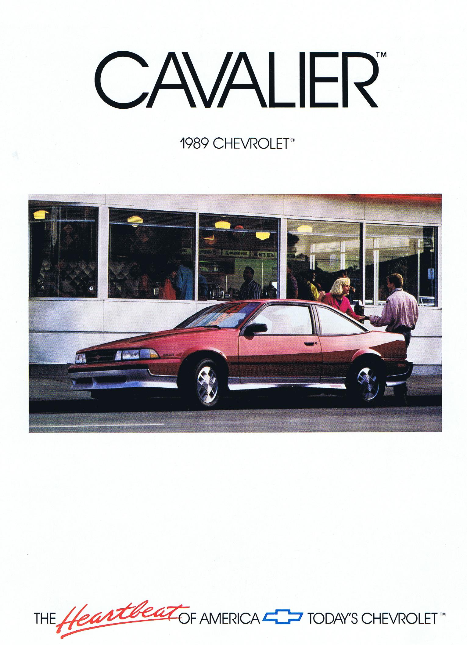 1989 Chevrolet Cavalier Broschyr