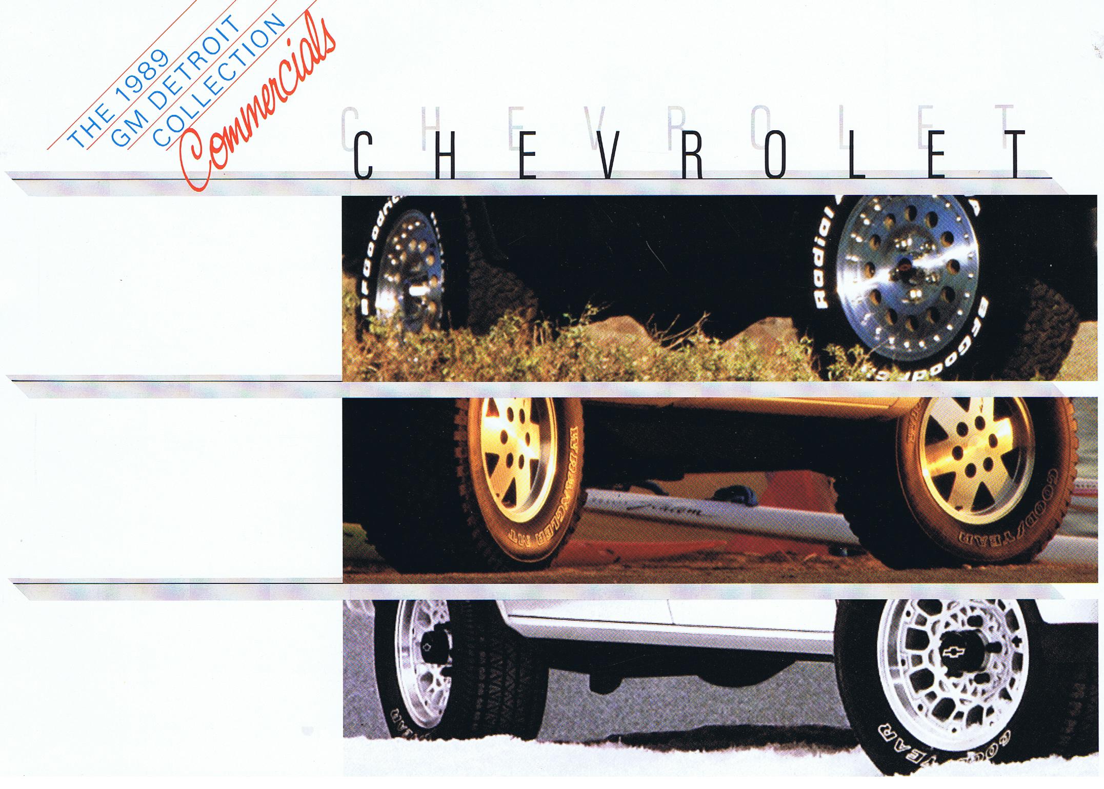 1989 Chevrolet Truck Detroit Collection Broschyr