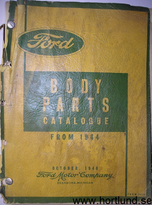 1944-1949 Ford Body Parts Catalogue