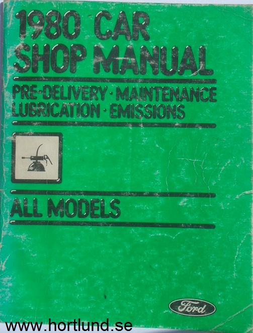1980 Ford, Mercury, Lincoln Shop Manual Vol E