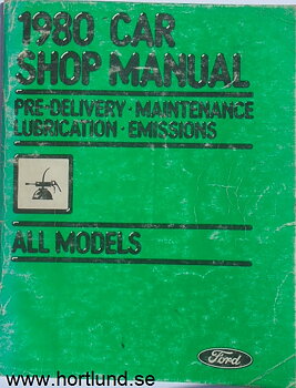 1980 Ford, Mercury, Lincoln Shop Manual Vol E