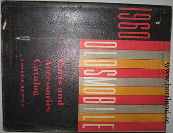1960 Oldsmobile Chassis Parts Book