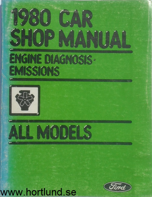 1980 Ford, Mercury, Lincoln Shop Manual Vol E1