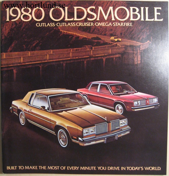 1980 Oldsmobile Cutlass Omega Starfire broschyr