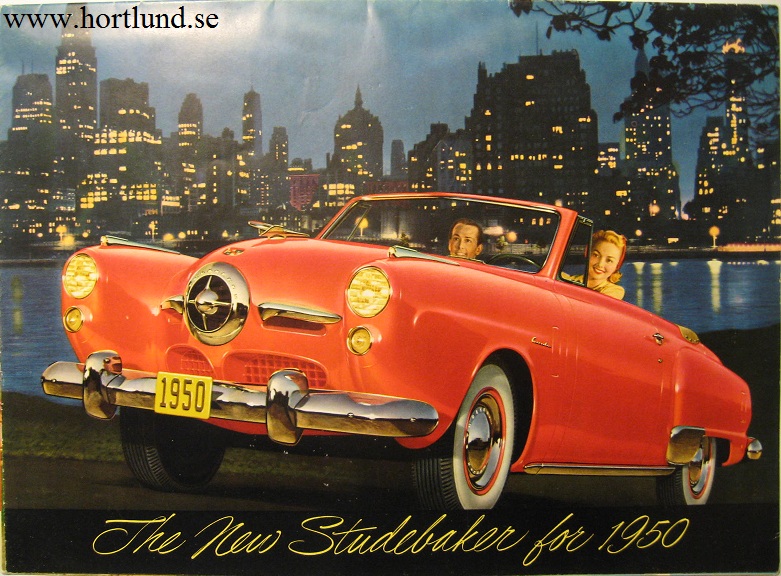 1950 Studebaker stor broschyr