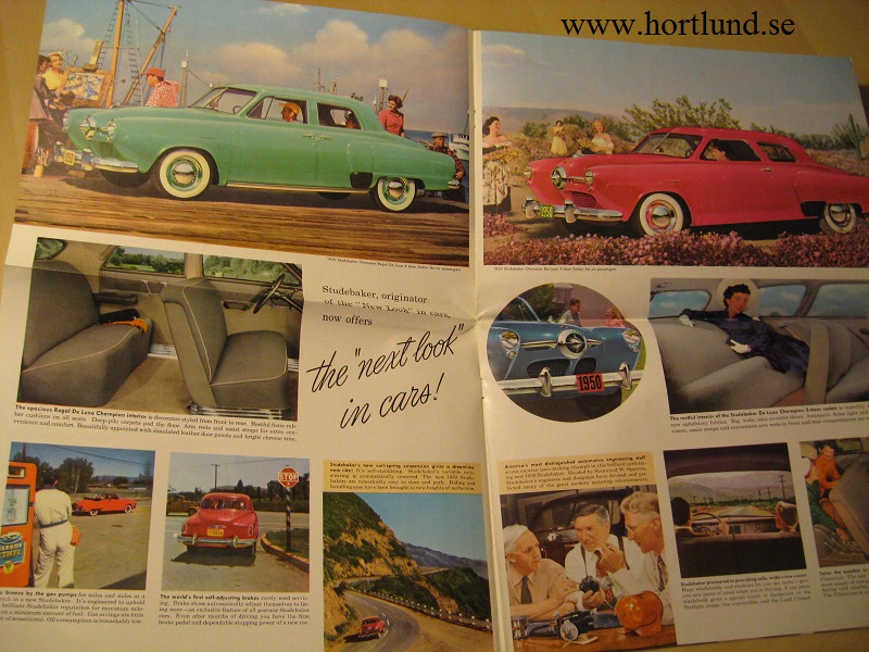 1950 Studebaker stor broschyr - 2