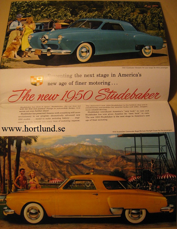 1950 Studebaker stor broschyr - 3