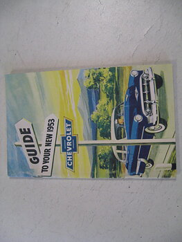 1953 Chevrolet Owners Manual