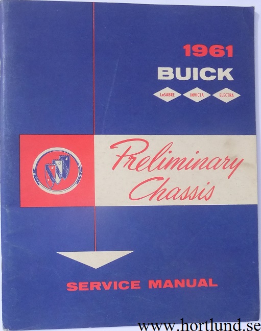 1961 Buick Preliminary Chassis Service Manual