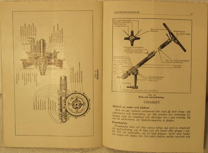 1928 - 1931 Ford Modell AA Instruktionsbok svensk - 3
