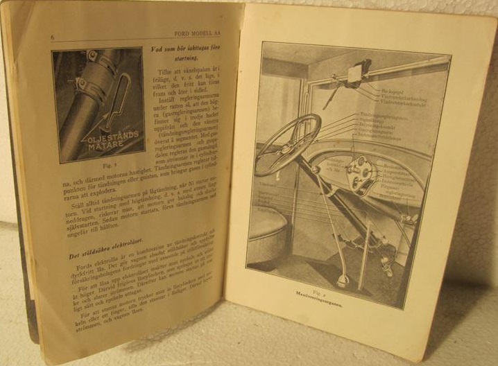 1928 - 1931 Ford Modell AA Instruktionsbok svensk - 2